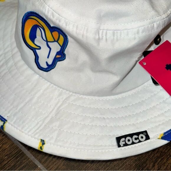 NEW Los Angeles Rams Womens White Hybrid Boonie Hat NWT OSFM - Picture 4 of 7